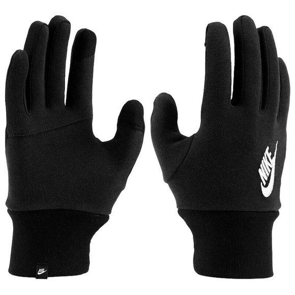 Nike Accessories Nike Gloves Club Cotton Fleece Cold Weather Touchscreen Black Xl Nwt Poshmark